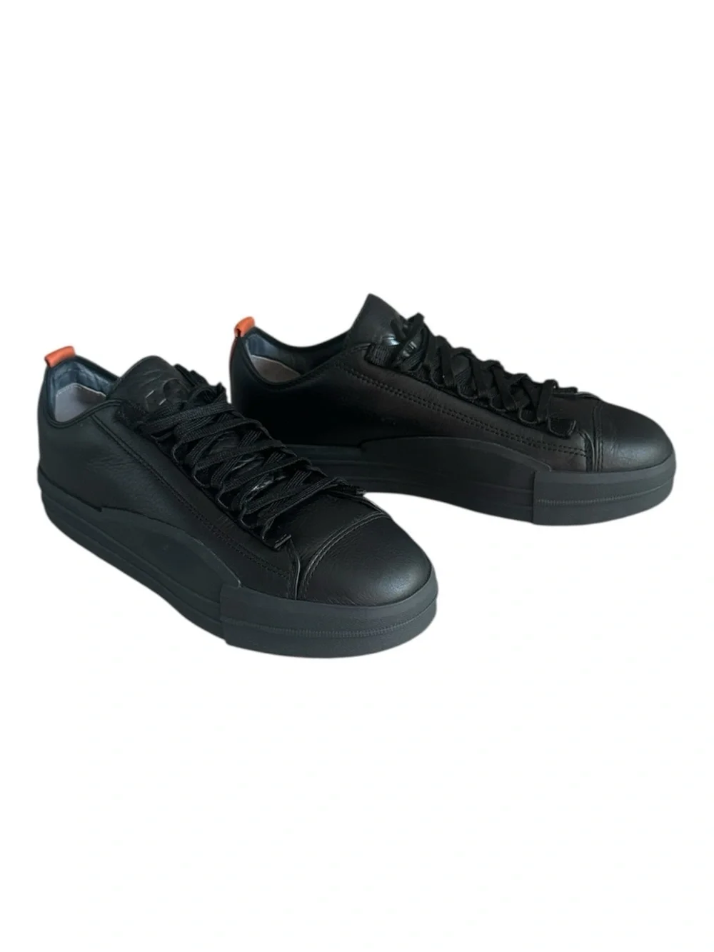Y-3 Gazelle Black Leather Sneakers Yohji Yamamoto Women’s 6.5 HQ6510 Adidas NWB